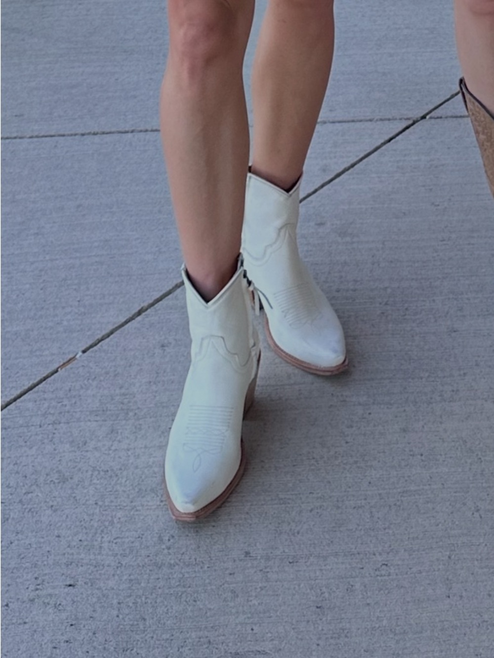 Tecovas White Cowboy Boots